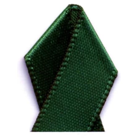 Papilion Papilion R074400230587100Y .88 in. Double-Face Satin Ribbon 100 Yards - Forest Green R074400230587100Y